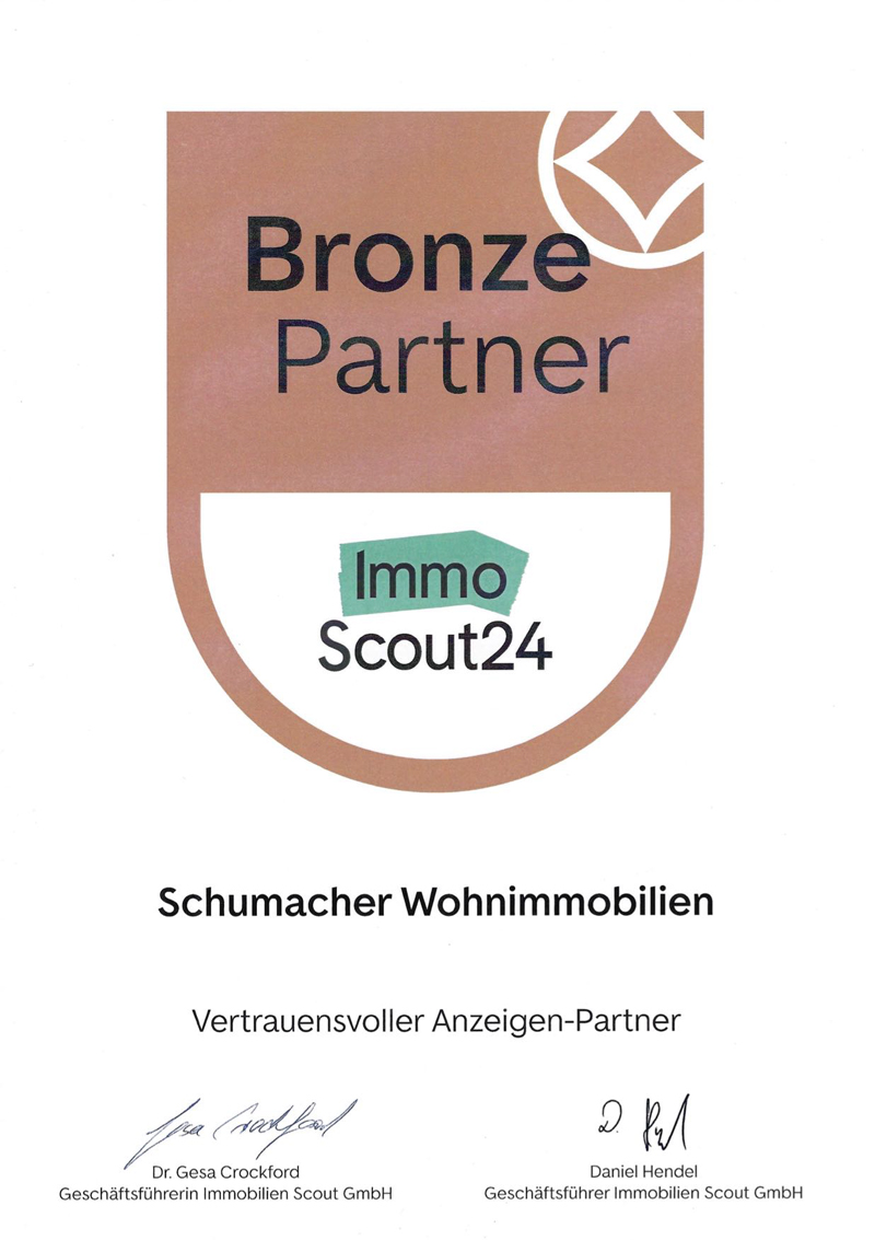 Immoscout Zertifikat Bronze